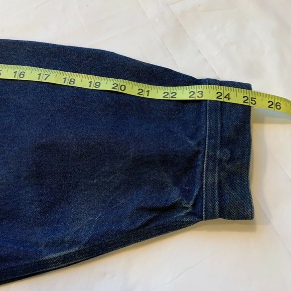 Trust Sports USA Jean‎ Denim Jacket Flap Pockets Dark Wash Cowboy Western XL EUC - Picture 12 of 12